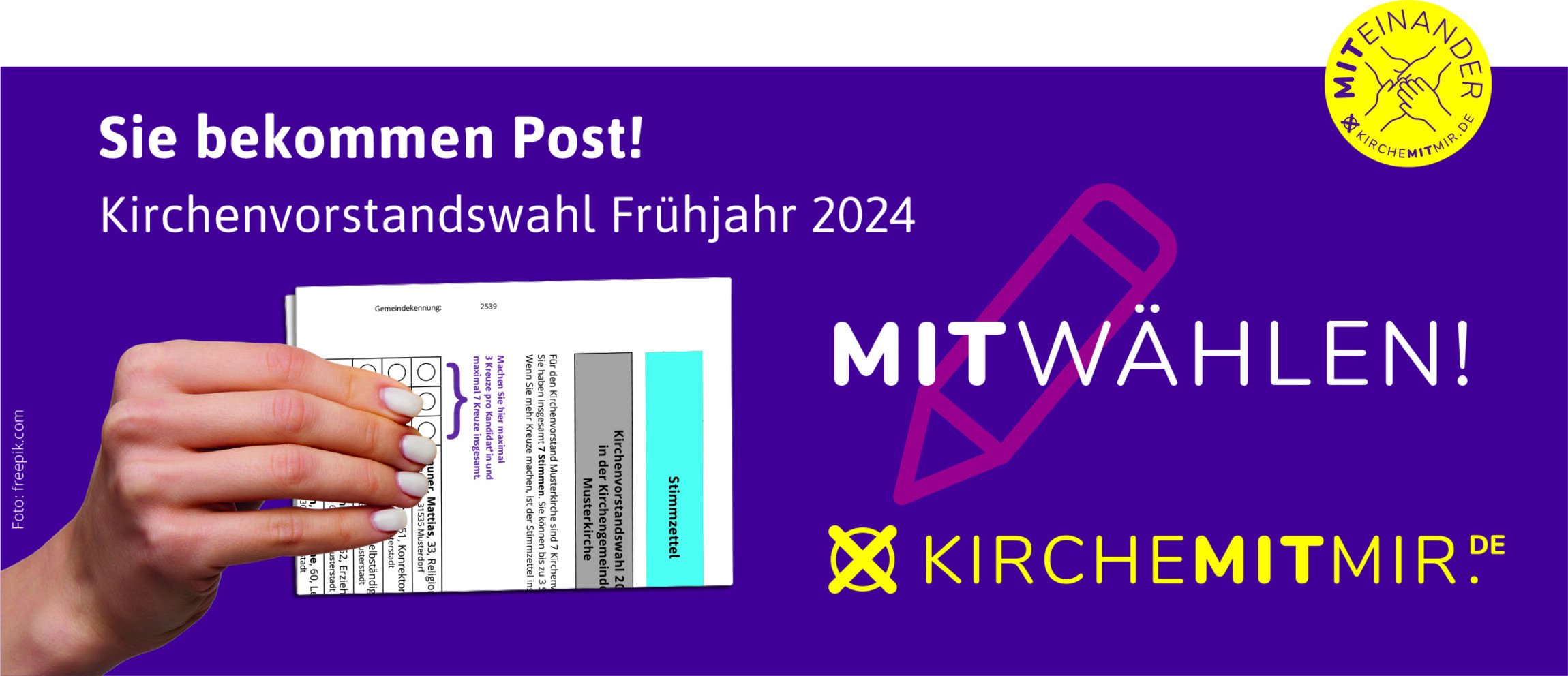 KV-Wahl-Cover Mitwählen Stimmzettel (quer)