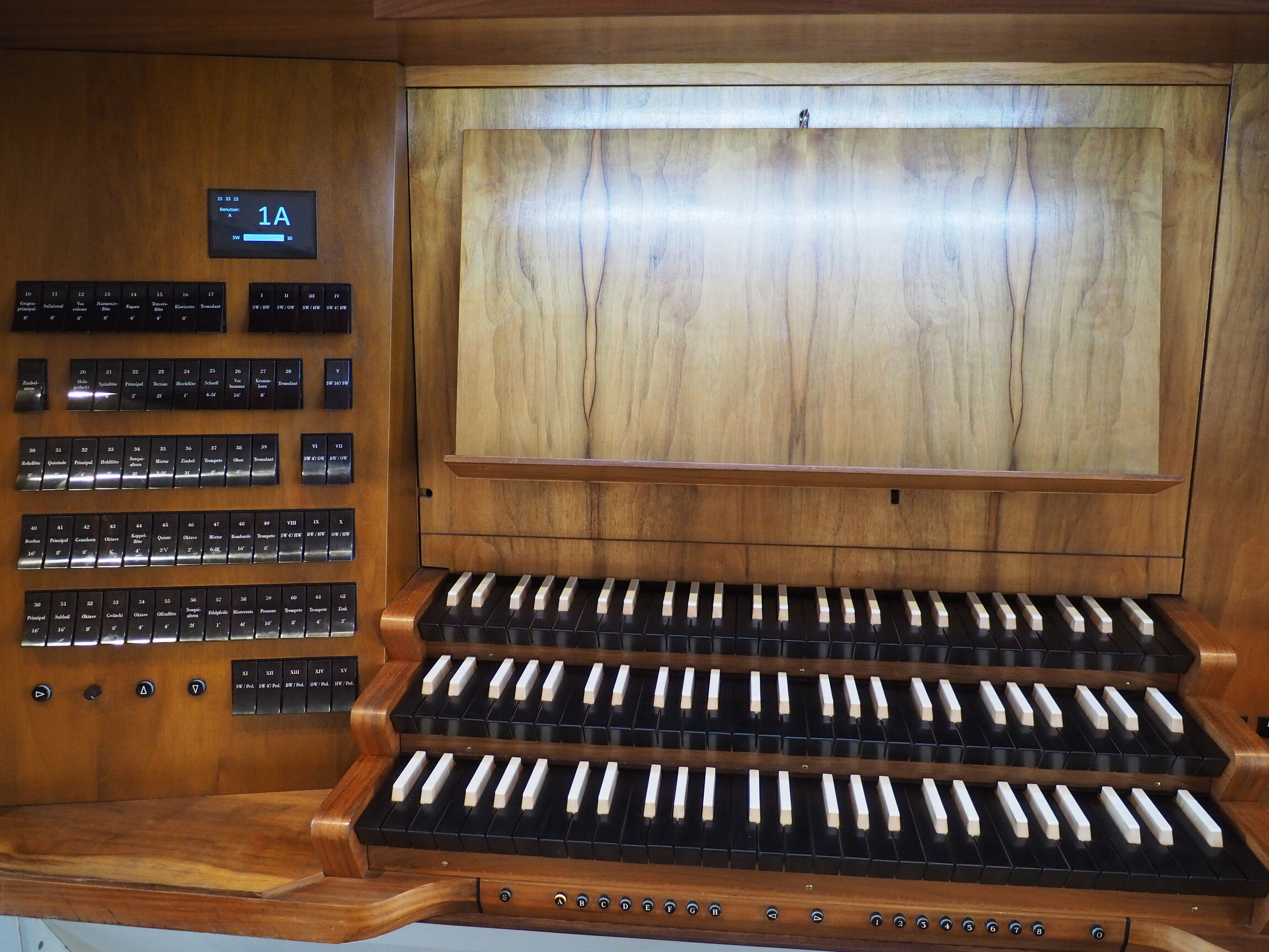 Orgel 2019 Manuale