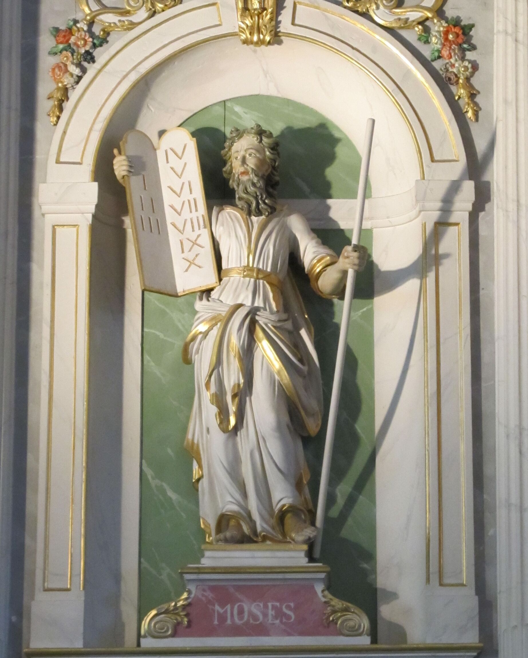 Altar Figur Moses