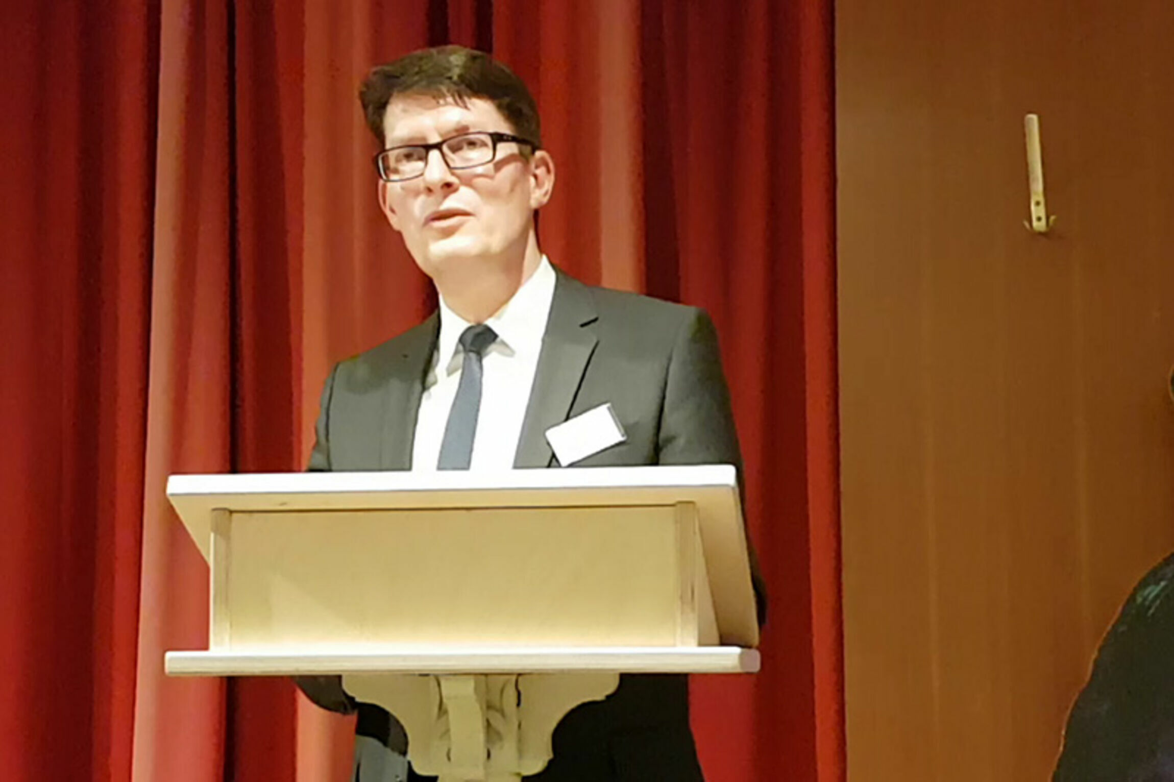 Stiftungsessen 2017: Dr. Martin Krarup referiert über das Thema "Was bleibt von der großen Feier? Die evangelische Kirche nach dem Reformationsjubiläum" 