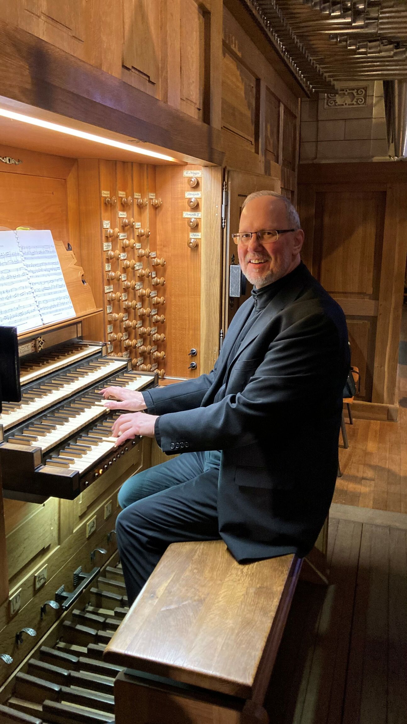 Thorsten Pech an der Orgel