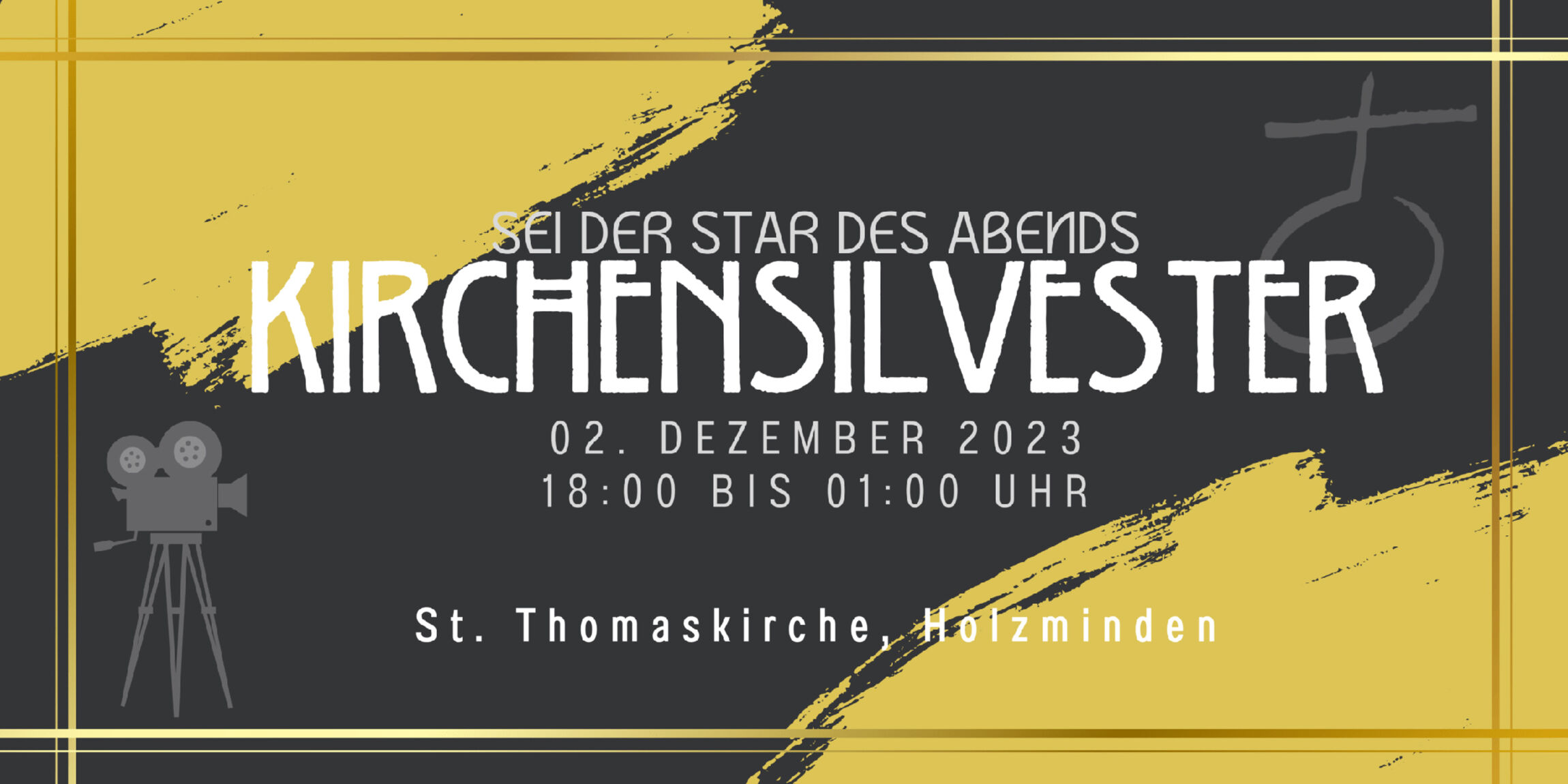 Plakat Kirchensilvester am Samstag, 02. Dezember 2023