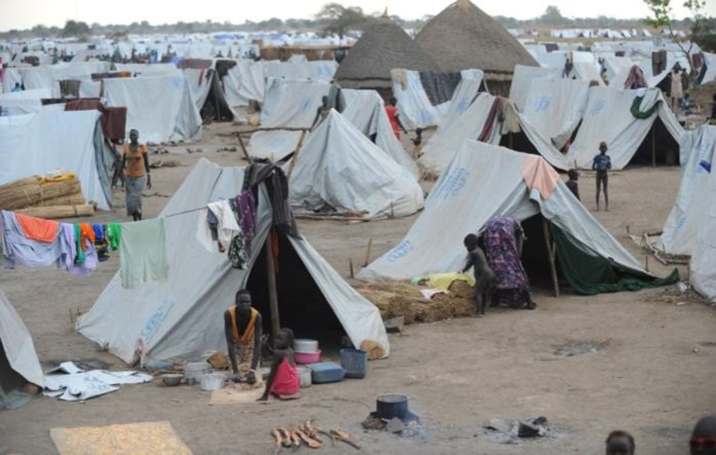 Flüchtlingscamp an der Grenze zum Südsudan