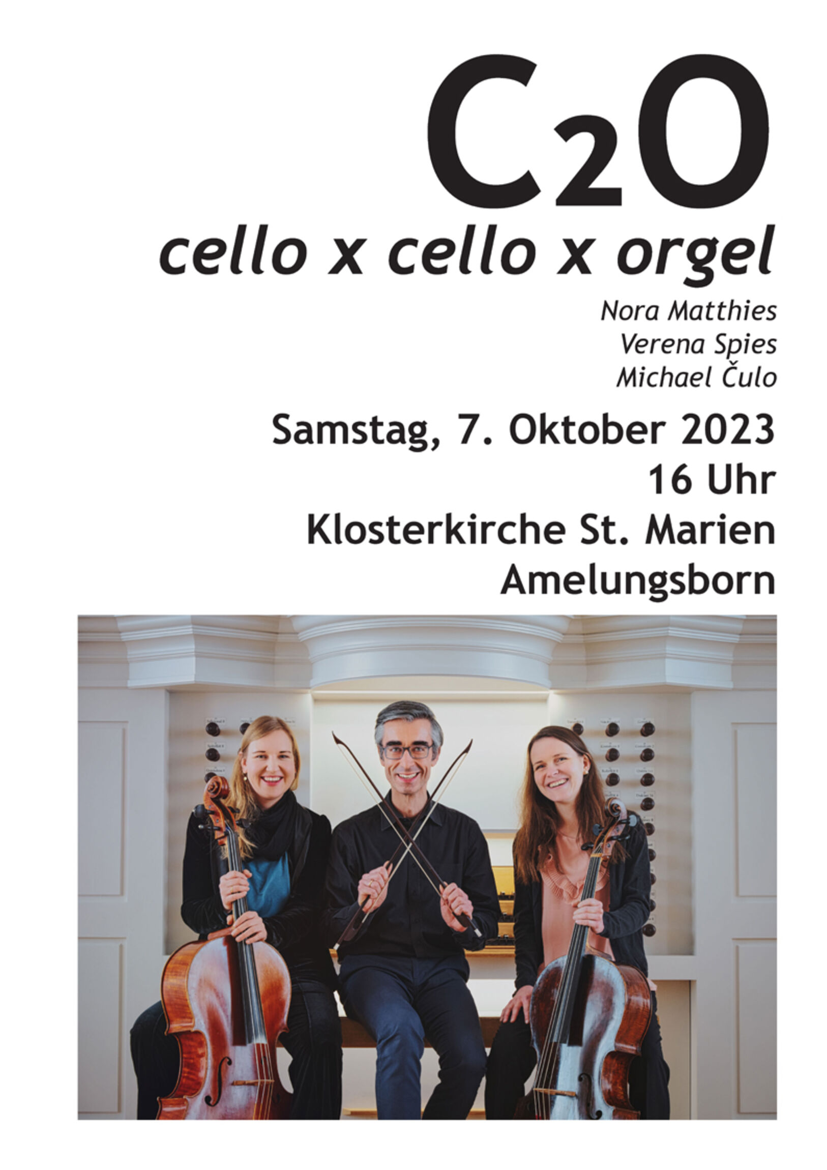 Plakat Konzert in Amelungsborn am 07. Oktober 2023