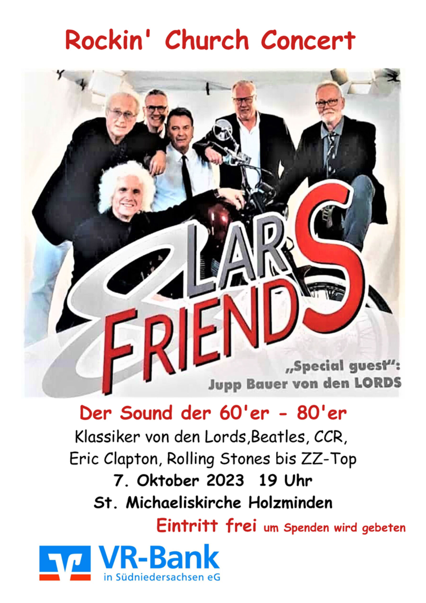 Plakat Lars & Friends am Samstag, 07. Oktober 2023