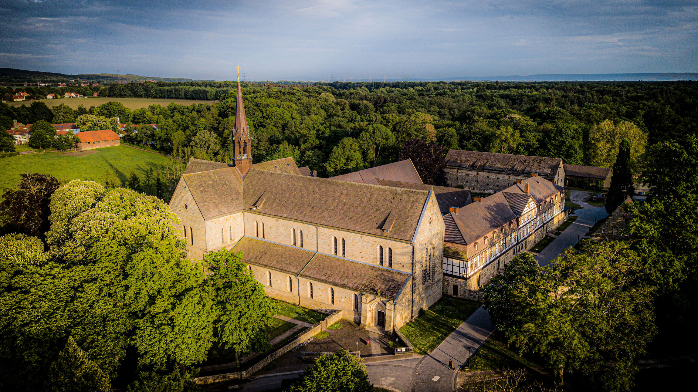 Das Kloster Loccum liegt auf der Route des europäischen „Weges der Zisterzienser“. Foto: Jens Schulze