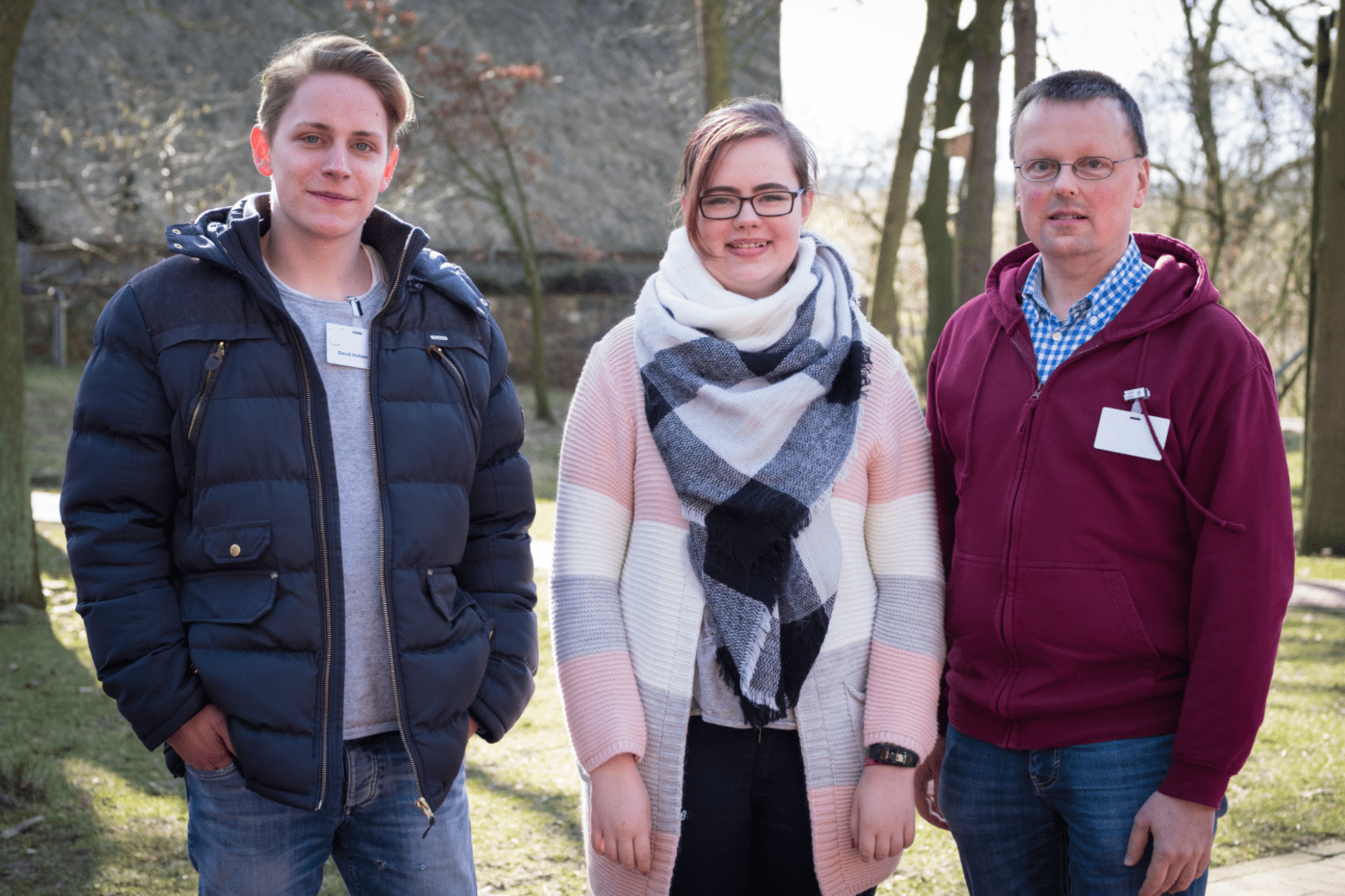 Die Jugenddelegierten aus dem Sprengel Osnabrück (v.l.n.r.) David Holtmeyer, Michèle Pieper, Clas Schafstall. Foto Christoph Müller