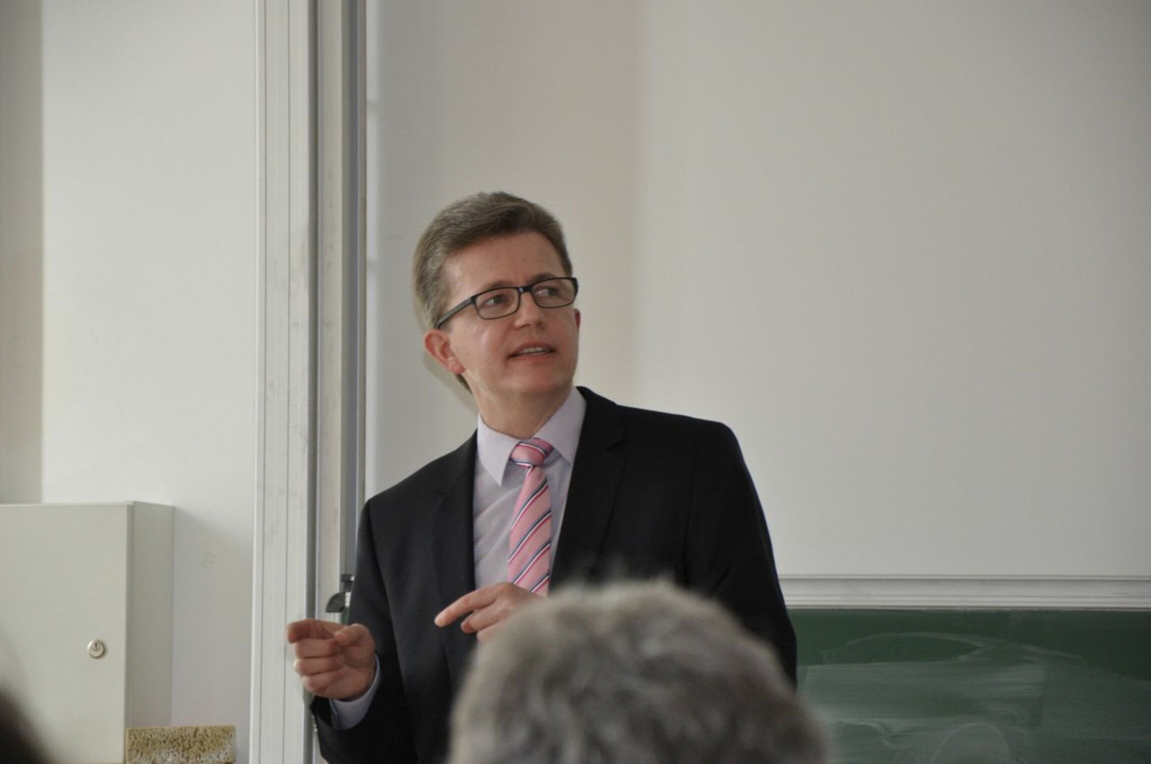 Prof. Dr. Gregor Etzelmüller beim Dies academicus, Osnabrück. 