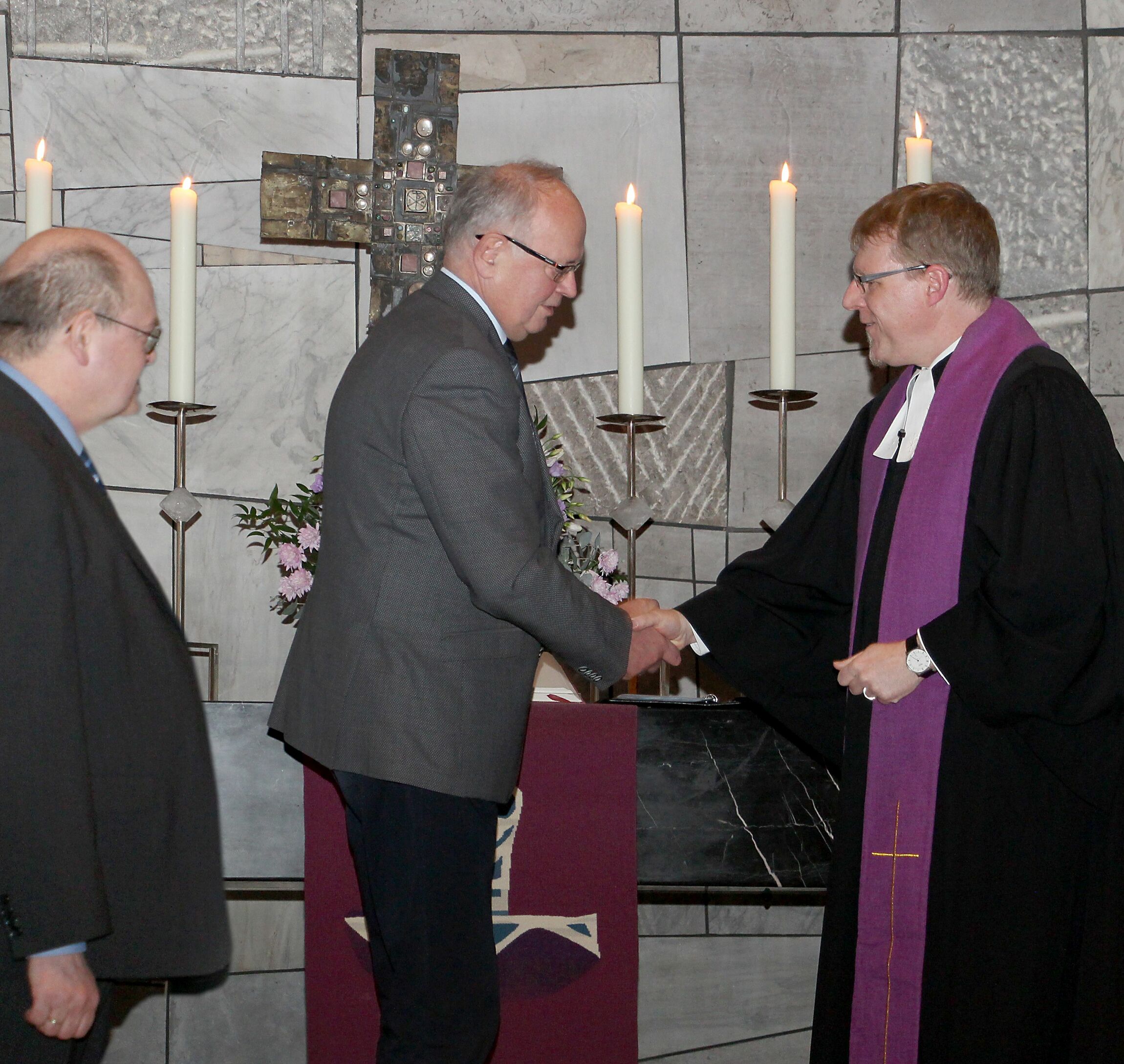 Horst Glockzin Silbernes Facettenkreuz 2, Foto Miriam Unger