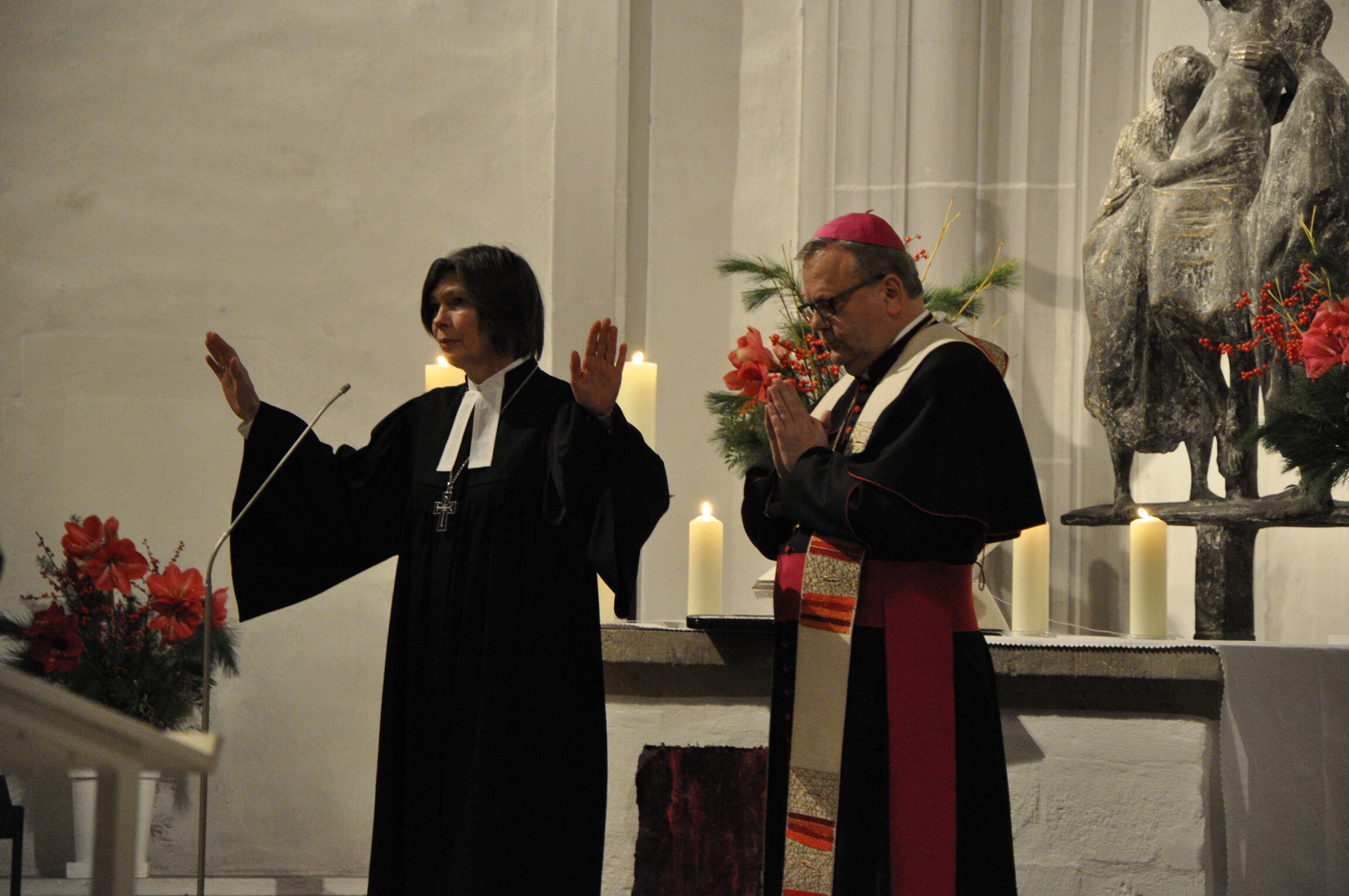 Landessuperintendentin Klostermeier und Bischof Bode hielten die Predigt beim Gottesdienst zum Ökumenischen Kongress "Frauen in kirchlichen Ämtern"