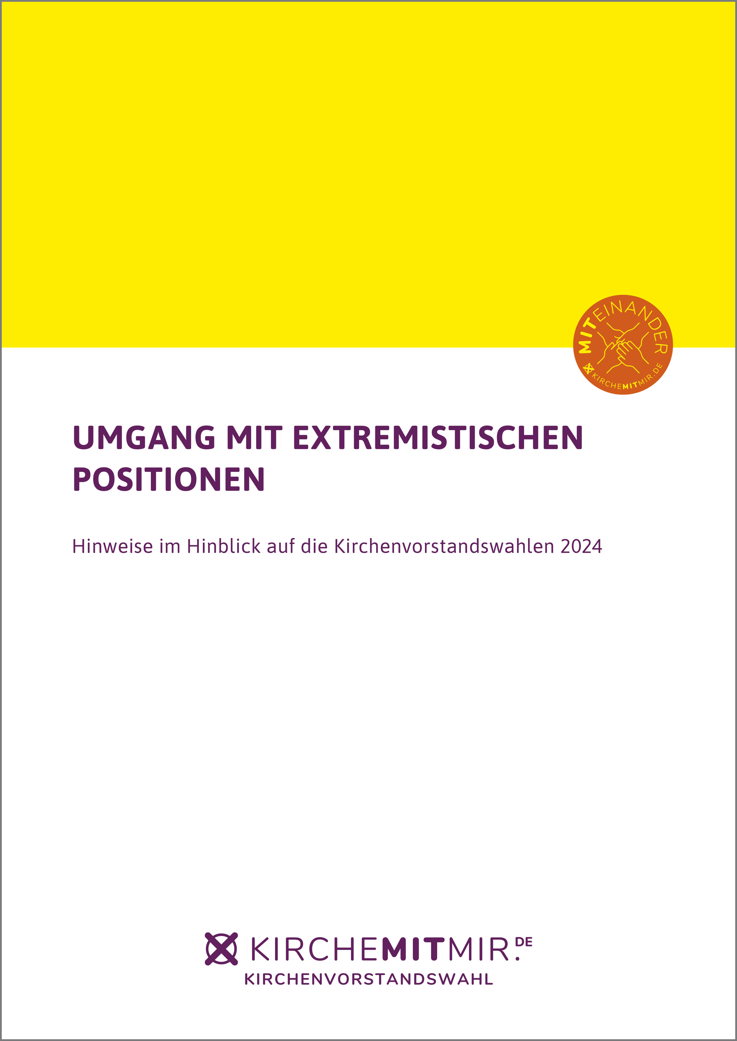 Kirche Mit Mir – Wahl 2024 – Öffentlichkeitsarbeit