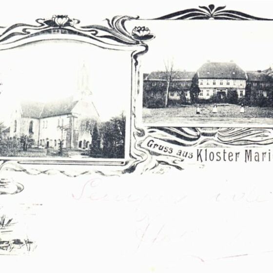 Kloster um 1910 - historische Ansichtskarte